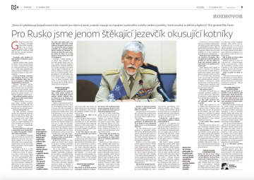 Pro Rusko jsme jenom štěkající jezevčík okusující kotníky