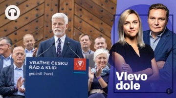 Vlevo dole: Favorit prezidentské volby Pavel pod palbou. Co se to děje?