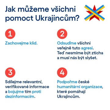 Jak můžeme všichni pomoct Ukrajincům?