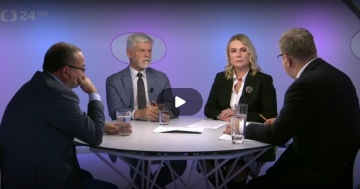 Ruská válka. Diskuse ministryně obrany Jany Černochové, armádního generála ve výslužbě Petra Pavla a politického geografa Michaela Romancova.