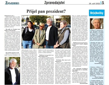 Přijel pan prezident?